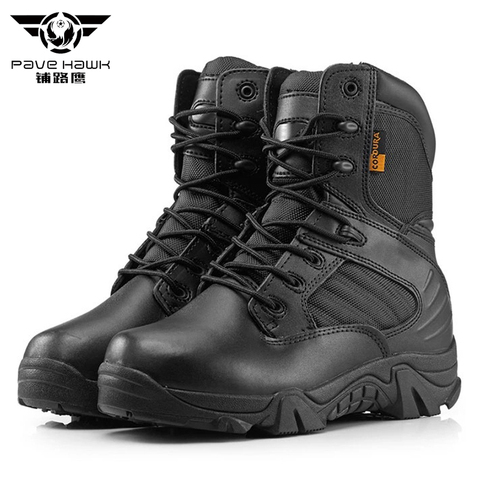 Brand New Men Military Boots Quality Special Force Tactical Desert Combat Ankle Botas Army Work Shoes Leather Women Snow Boots ► Photo 1/6