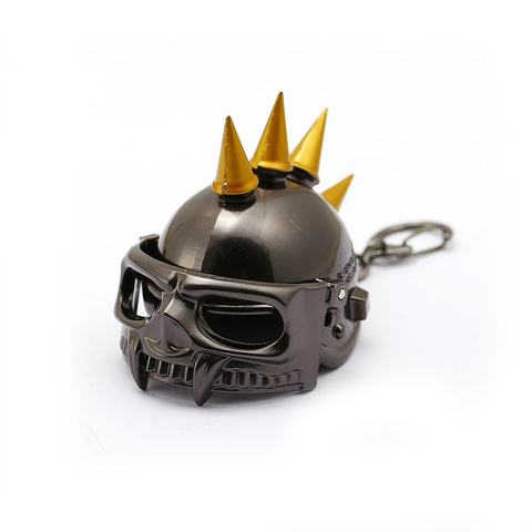 HSIC Game Jewelry Battleground PUBG Helmet Keychains 3D Open Keyrings Holder Level 3 Helmet Men Valentine Chaveiro HC13129 ► Photo 1/6