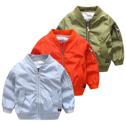 2022 Spring Casual 2-11 12 Years Teenage Children Full Long Sleeve V-Neck Zipper Tops Outwear Coats Kids Baby Boy Jacket Autumn ► Photo 1/6