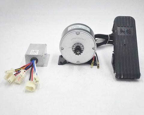 24V 250W electric Motor Kit E-bike Engine High Speed MOTOR With controller throttle and 11 Tooth Sprocket for electric bike ► Photo 1/6