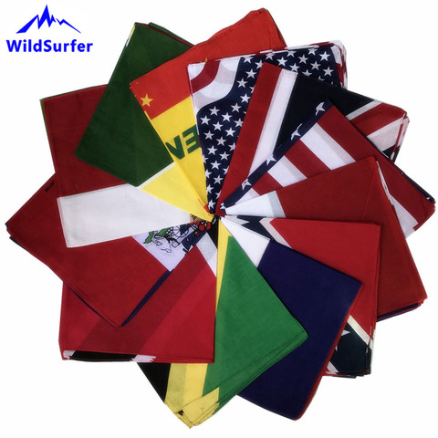 WildSurfer Flag Bandana Running Scarf Cycling Balaclava Cotton Headwear Headband Adult Fishing Mask Hiking Gaiter Scarves FJ04 ► Photo 1/6