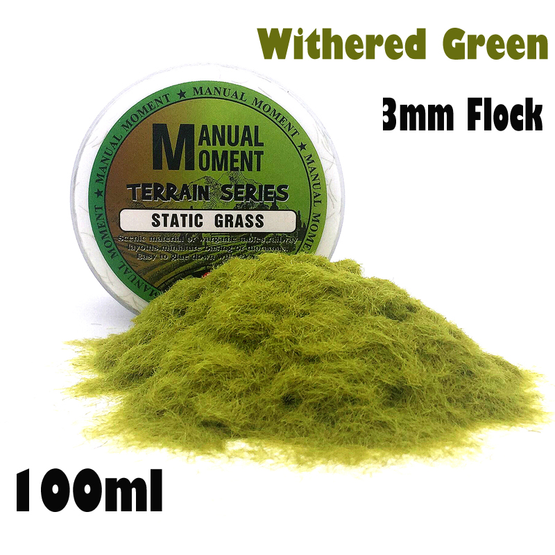 Sandboxie Scene Model Materia  Yellow Green Turf Flock Lawn Nylon Grass Powde… 