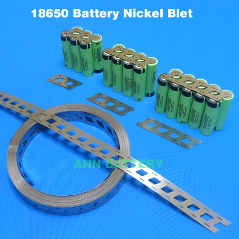18650 battery pure nickel strip LiFePo4 LiMn2O4 LiCoO2 cell connect the nickel belt Cylindrical batteries nickel tape ► Photo 1/6