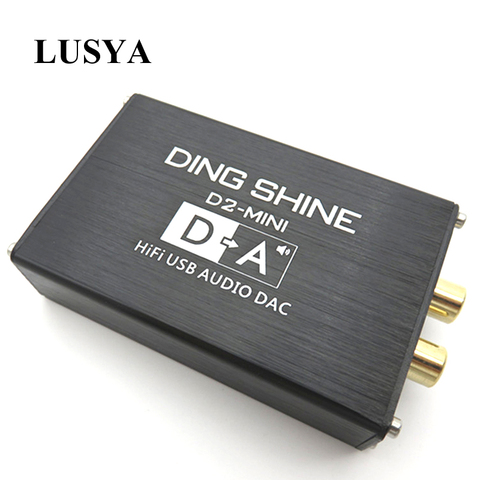 Lusya HIFI USB external sound card ES9018K2M DAC decoder NE5532+TL072 op amps support 24bit 96kHz A2-002 ► Photo 1/6