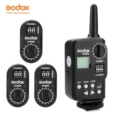 Godox FT-16 Wireless Power Controller Remote Flash Trigger + 3x FTR-16 Receiver for Godox Witstro AD360 DE300 DE400 SK300 SK400 ► Photo 1/6