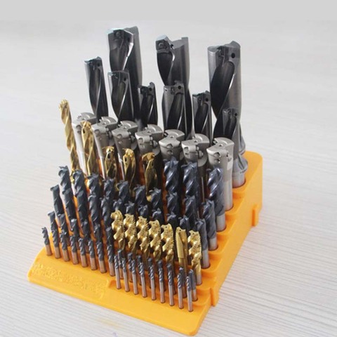 1pcs 84 holde plastic Storage box for milling cutter drill bit endmill CNC tool U drill parts collecting Collecting Box ► Photo 1/2