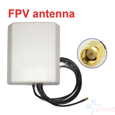 0.8G 0.9G 1.2G 1.3G 14dbi panel antenna transmitting antena for fpv video transceiver antenna repeater ► Photo 1/1