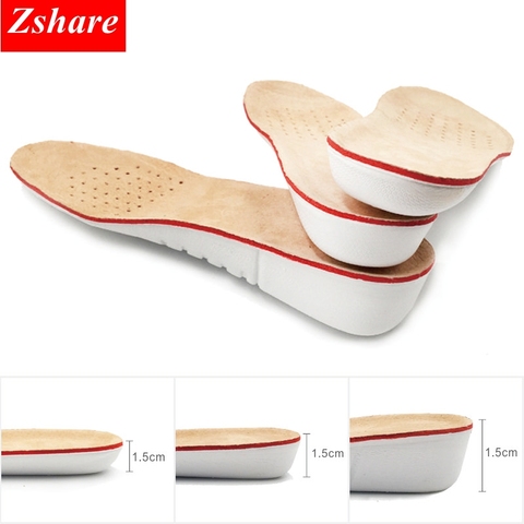1 Pair Height Increase Insoles Soy Fiber Sweat-absorbent Deodorant Breathable Shoe Pad Inserts Foot Care Pad for Men Women PD-2 ► Photo 1/6
