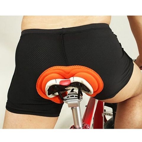Unisex Black Bicycle Cycling Pants Solid Cosplay Comfortable Underwear Sponge Gel 3D Padded Bike Short Pants Cycling Shorts ► Photo 1/5