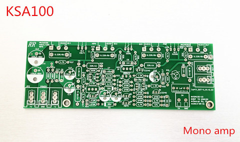PCB board only differential circuit reference KSA100 discrete tube amplifier  2SA1943 2SC5200 NJW0281 NJW0302 mono amplifier ► Photo 1/6