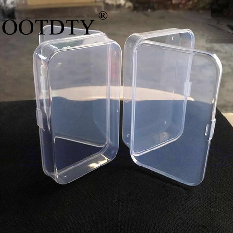 2Pcs Clear Plastic Transparent With Lid Storage Box Collection Container Case ► Photo 1/6