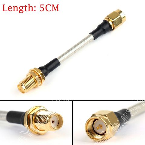 Areyourshop Sale 5CM SMA Male To SMA Female RG141 Extension Cable Made With Semi Rigid Cable  Jackpl ► Photo 1/6