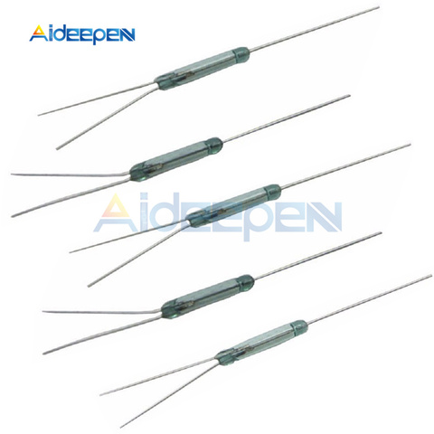 5Pcs/lot 2.5*14mm Reed Switch 3 Pin Magnetic Switch Normally Open Normally Closed Conversion 2.5X14MM DC 60V 4W NO NC ► Photo 1/3