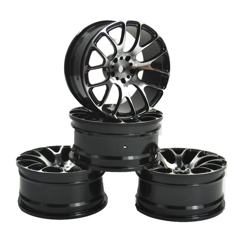 RcAidong 4Pcs1/10 RC Car Drift Tires Tyre & Wheel Rim 4PCS Set Model Toys for On-Road Model Car Accessory 