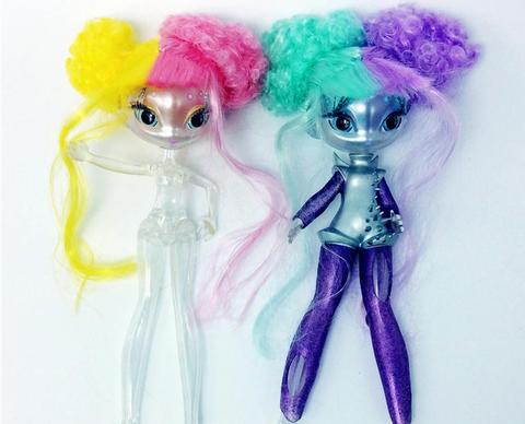 NEW Figur Doll Alien Princess Stars doll transparent body Multiple joints body element set Christmas birthday gift toys ► Photo 1/1