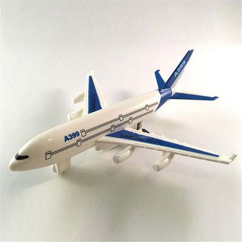 Alloy Air Bus Model Kids Children Pull Back Airliners Passengers Plane Toy*ss