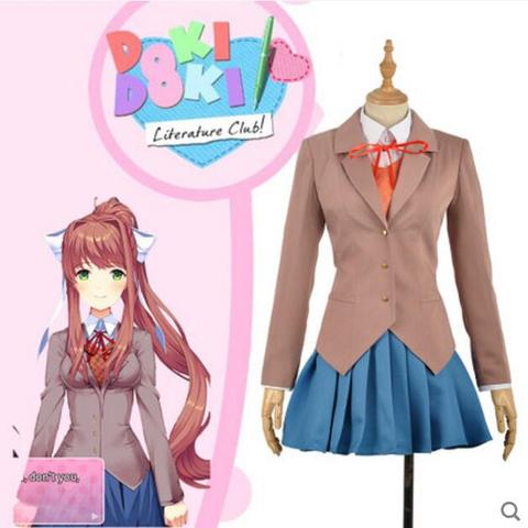 Buy Online Sayori Yuri Natsuki Monika Cosplay Costume Doki Doki Literature Club Cosplay School Uniform Anime Halloween Costumes For Women Alitools Buy Online Sayori Yuri Natsuki Monika Cosplay Costume Doki Doki Literature Club Cosplay School Uniform Anime Halloween Costumes For Women Alitools