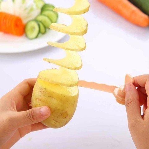 Potato Tower Making string Rotate Potato Slicer Vegetable Carved Carrot Screw Slicer Kitchen Accessories ► Photo 1/6