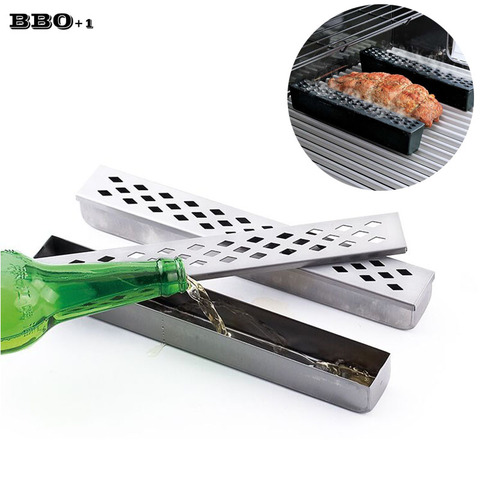 Grill Accessories Stainless Steel  Wood Smoke Flavor Accessories - Smoker  Box Bbq - Aliexpress