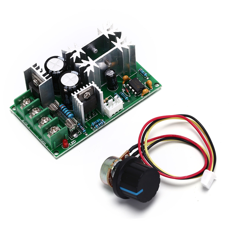 Universal DC10-60V PWM HHO RC Motor Speed Regulator Controller Switch 20A ► Photo 1/6