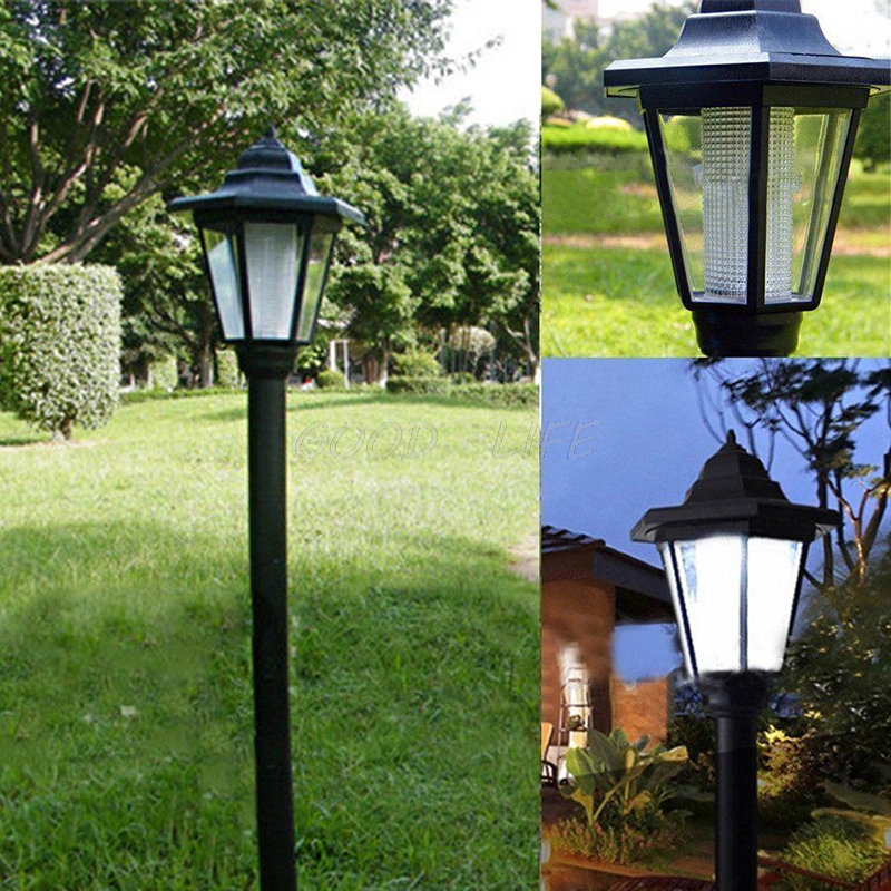 Solar Fence Lights 6LEDs Wall Lights Outdoor Garden Pathway Landscape Yard Lamps 