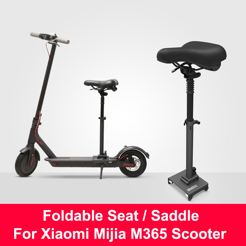 Height Adjustable Saddle Fold Scooter For Xiaomi M365 Retractable Bumper Seat 