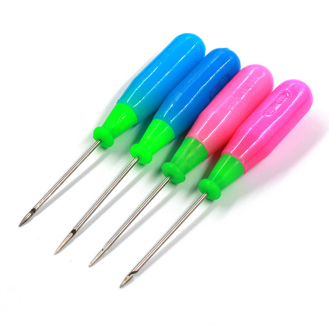 1pcs Leather Craft Tip Awl  with Hooks Leather Stitcher Sewing Drill Sewing Needle Hooks Tools Shoe Repair Awls Leather Supplies ► Photo 1/6
