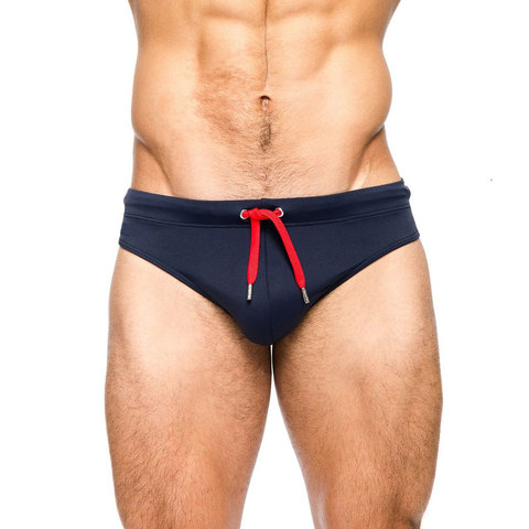 Men's Swimming Trunks Summer Beach Briefs Swimwear With Push Up Pad Underwear XL