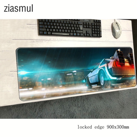 back to the future mousepad gamer 900x300mm gaming mouse pad wrist rest notebook pc accessories laptop padmouse New arrival mat ► Photo 1/5