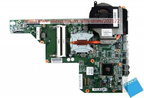 615849-001 605903-001 motherboard for HP G62 G72 CQ62 with I3 heatsink instead of 597674-001 597673-001 610160-001 610161-001 ► Photo 1/2