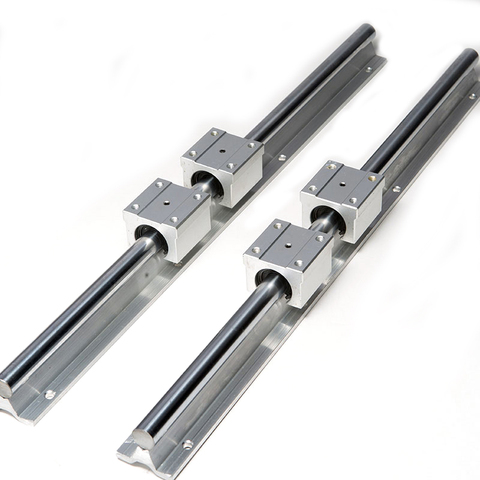 Linear Guide SBR16 16mm Rail Length 200mm to 1000mm Linear Guide Set with 4pcs SBR16UU Blocks CNC Router Part Linear Guides Rail ► Photo 1/6