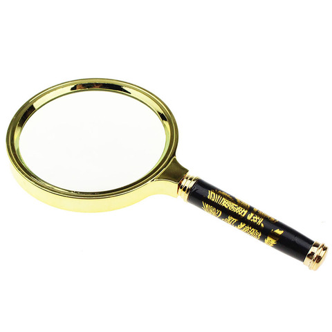 10X 70/80/90mm Diameter Handheld Magnifier Reading Map Newspaper Magnifying Glass Jewelry Loupe ► Photo 1/6