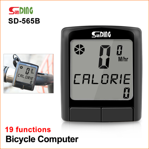 Sunding Multifunctional Waterproof Bicycles Code Table Cycling Equipment Timer Bicycle Stopwatch Computer Odometers  SD-565B ► Photo 1/6