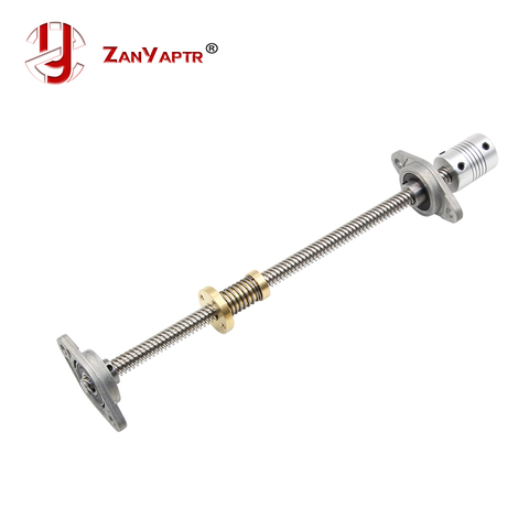 T8 Lead screw Trapezoidal 300mm 8mm + Anti-Backlash Nut + KFL08 bearing Bracket +Flexible Coupling For 3D printer &CNC ► Photo 1/1