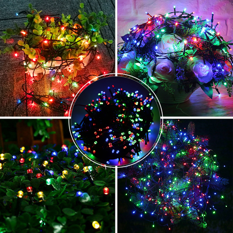 LED Garland String Lights 10m With Extension Fairy Light Christmas Tree  Wedding Decoration Waterproof Indoor Outdoor 220V Lamp - AliExpress