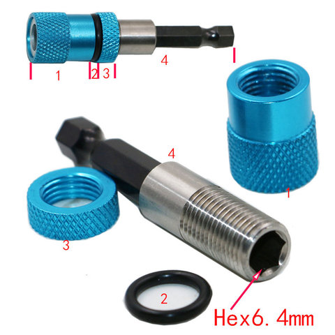 1/4 Hex Shank Electric Drill Bit Magnetic Screwdriver Bit Holder Stainless Steel Magnetism drywall screw bit holder Screw Tool ► Photo 1/6