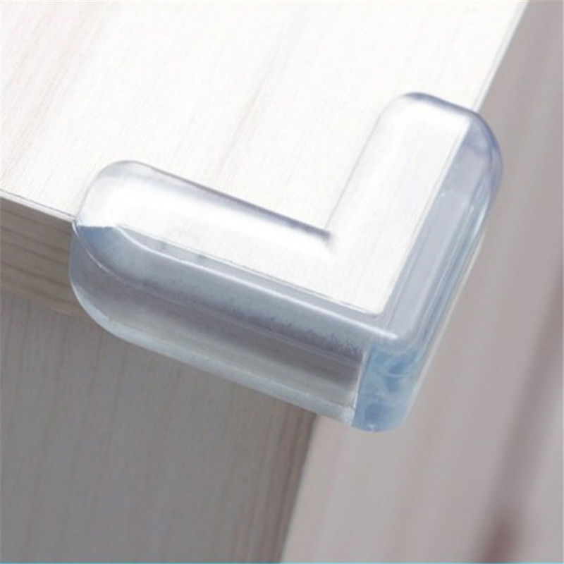 8PCS Soft Silicone Children Kids Clear Safety Table Corners Protectors Guards 