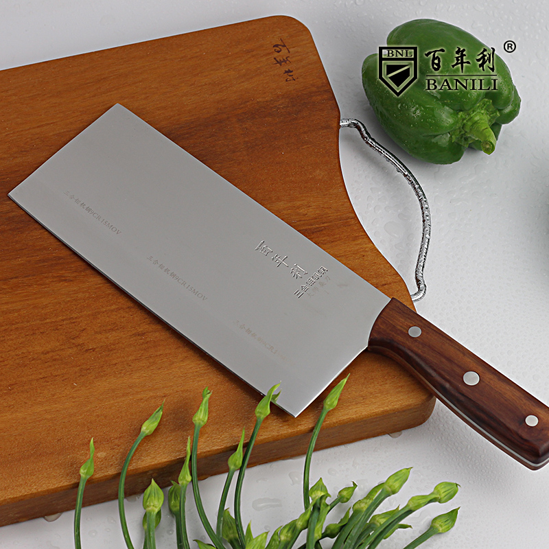 SHIBAZI F214-1 Professional 7.5-inch Clad Steel Rosewood Handle Superior  Quality Chinese Kitchen Knife Chef Knife - Cleaver