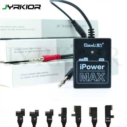 Jyrkior Qianli iPower Max For iPhone 6/6S/7G/7P/8G/8P/X/XS/XS MAX Repair Test Cable DC Power Control Test Power Supply Boot Line ► Photo 1/6