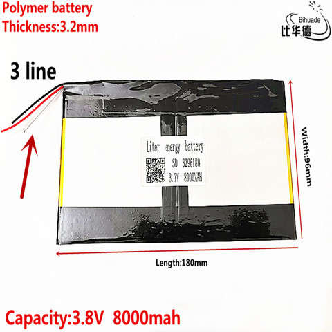 Buy Online 3 7v 8000mah For Teclast X98 Air 3g V99i Tablet Pc Battery 3 Wire Perfect Quality Of Large Capacity Alternatives Alitools