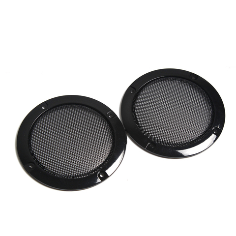 2PCS 2 inch 3 inch 4 inch Black Replacement Round Speaker Protective Mesh Net Cover Grille Circle Speaker Accessories ► Photo 1/6