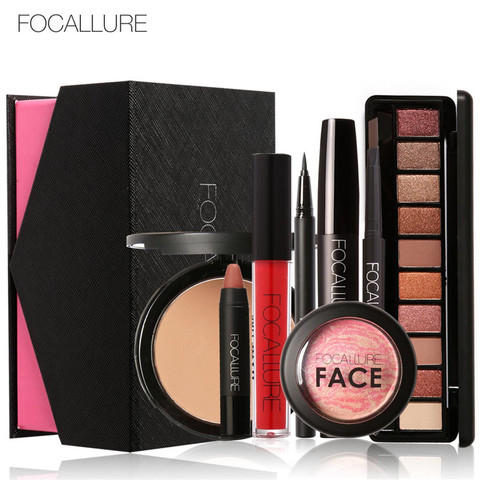 FOCALLURE 8Pcs Daily Use Cosmetics Sets Make Up Cosmetics Gift Set Tool Kit Makeup Gift - Price & Review | AliExpress Seller - FOCALLURE Makeup Store |