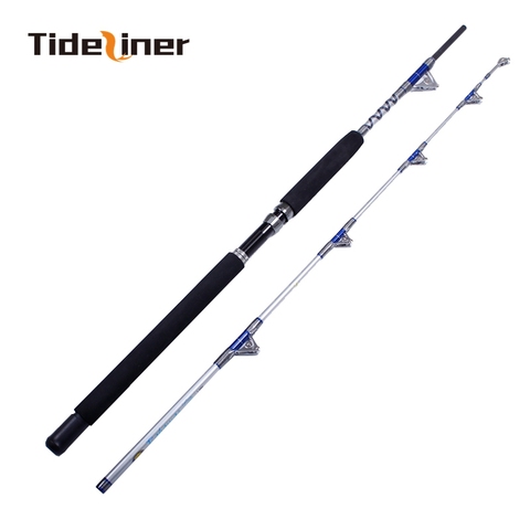 Tideliner Heavy duty boat fishing rod 1.98m jigging trolling rod quality carbon fiber spinning rod raft saltwater pole ► Photo 1/6