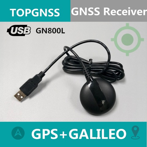 TOPGNSS USB GPS receiver GALILEO Receiver M8030 Dual GNSS receiver module antenna aptop PC,GN800L better than BU-353S4 G-mouse ► Photo 1/3