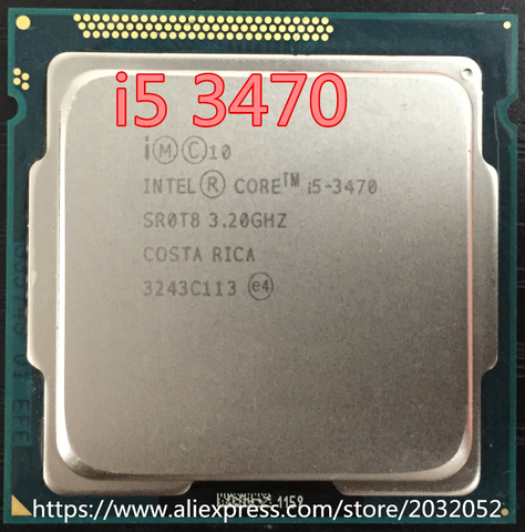 Original lntel Core I5-3470  I5 3470 3.2GHz Quad-Core LGA 1155 L3 Cache 6MB Desktop CPU (working 100% Free Shipping) ► Photo 1/1