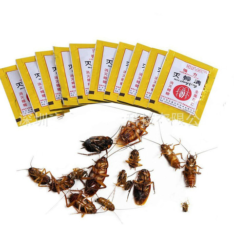 15PCS Cockroach Repellent Trap Poison Pest Portfolio Indoor Family Bug Control New ► Photo 1/6