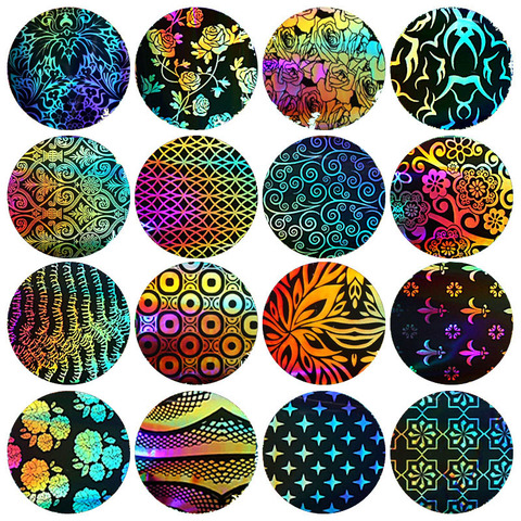 16pcs/set  4*20cm Starry Sky Holographic Laser Nail Foils Transfer Paper Nail Art Manicure Sticker Sets ► Photo 1/6
