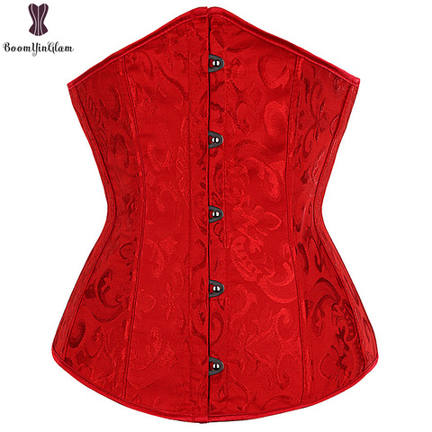 Cheapest Price Corset Dropshipping Corsets Women Underbust Jacquard Floral Korset Plus Size 6XL Outfit Waist Slimming Corselet ► Photo 1/1