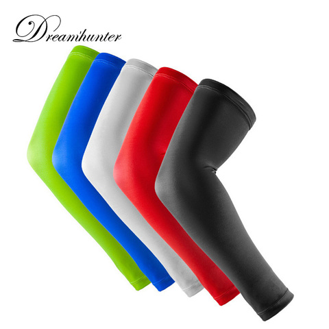 1 PCS Basketball Arm Sleeves Breathable Outdoor Cycling Running Arm Warmers Protectors For Sun Protection Sleeves Compression ► Photo 1/6