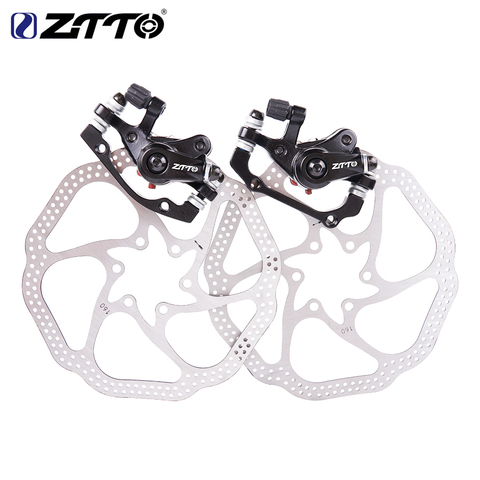 ZTTO Bicycle Front Rear Brake Disc Brake Aluminum Alloy For XC Mountain Bike Mechanical Disc Brake with 160mm Rotor Brake Lever ► Photo 1/6